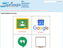 Tablet Screenshot of just4uslearning.org